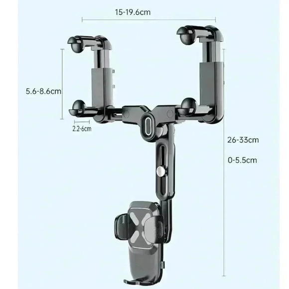 ++FREE w/ + $25 PURCHASE++ Multifunctional rearview mirror cell mobile holder - Picture 2 of 10